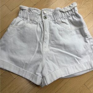 Forever 21 High Waist White Shorts